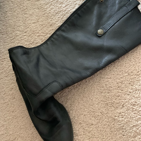 Black leather Sam Edelman penny riding boot - Picture 2 of 2